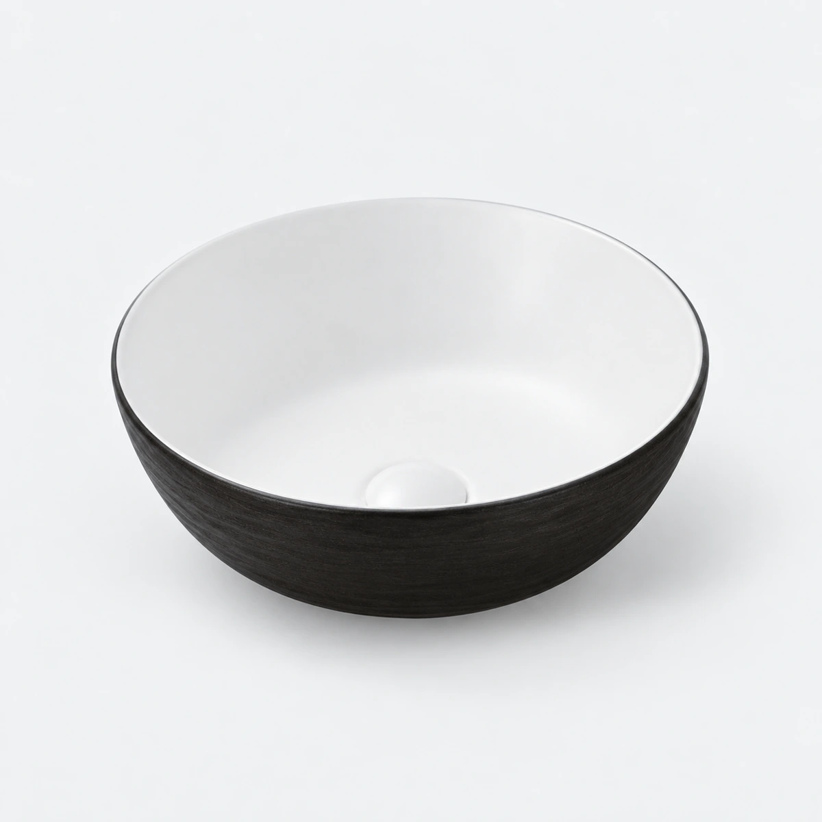 Fusion Countertop Basin - Black/White